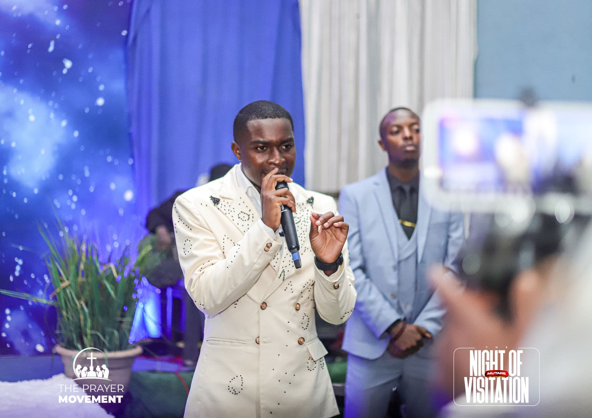 Minister addressing the congregation