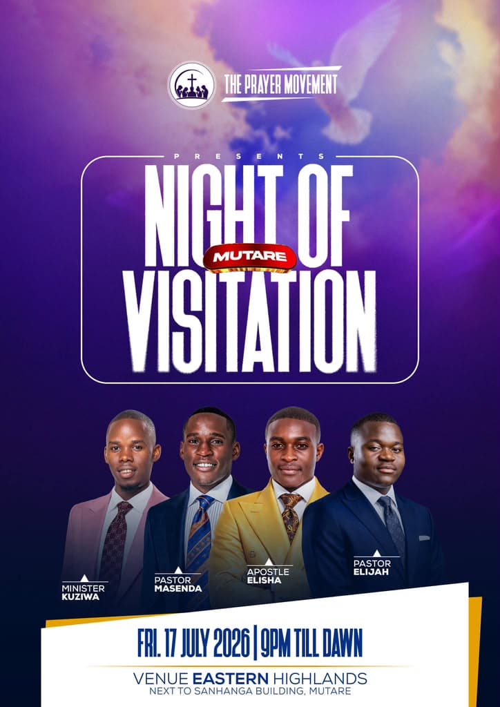 Night of Visitations flyer