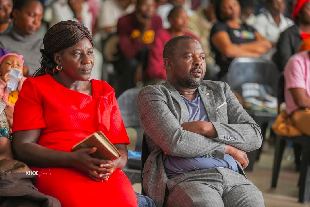 Congregation gathered for a service